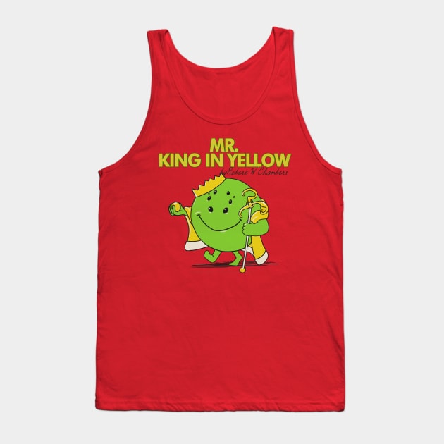 King In Yellow -transparent BG Tank Top by Cryptids-Hidden History